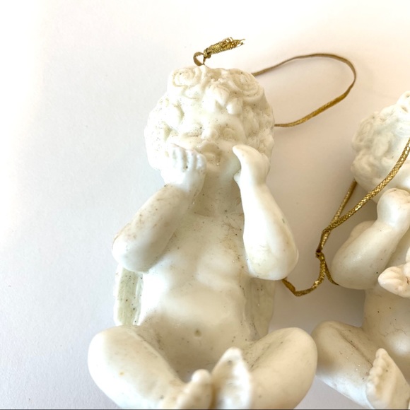 COPY - Vintage HJ&G White Ceramic Angel Ornaments - Picture 14 of 14